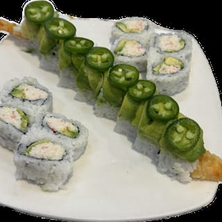 Jalapeno roll + CA roll