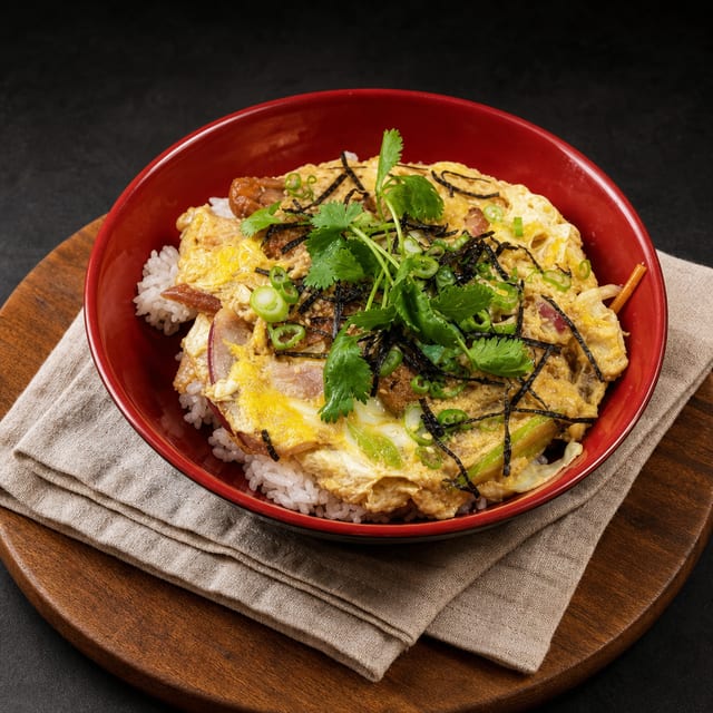 Chicken Katsu Donburi.