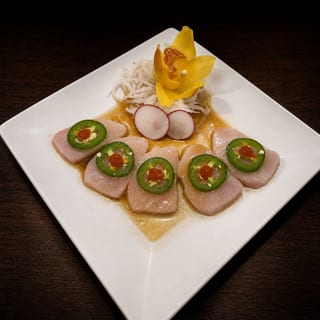 Spicy Hamachi Sashimi
