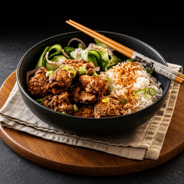 Chicken Karaage Bowl.