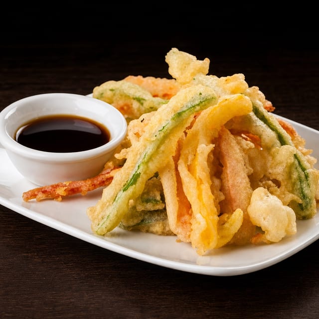 Vegetable Tempura Appetizer.